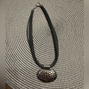 Napier Elegant Black and Silver Necklace